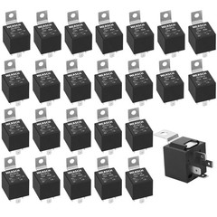 Waterproof Relay 25 Pack 12V 40A 4-Pin JD1912 Boat Tractor