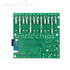 AC 220V 4-Channel WIFI Remote Control Relay Switch Module 433MHz Works with Tuya