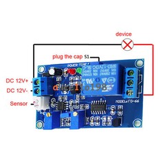 Photoresistor Relay Module 12V Light Detect Sensor Timmer Light Control