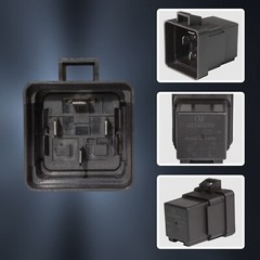 4-PIN 40/30 AMP 12 V DC Waterproof Relay Kit Harness Socket – Heavy Duty 12