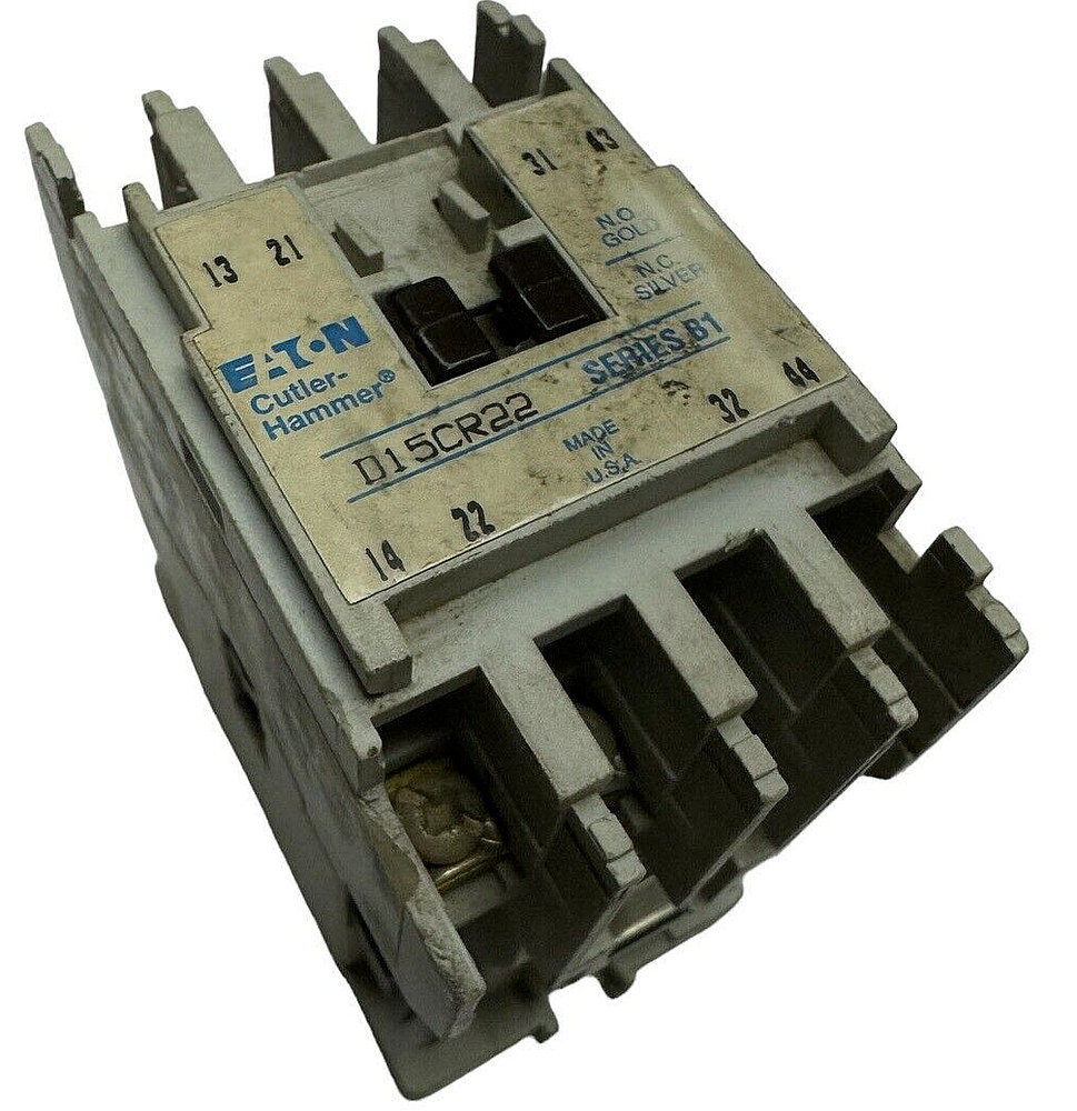 Eaton D15CR22 Cutler-Hammer Control Relay Contactor, Series B1, 22E, EN60947-5