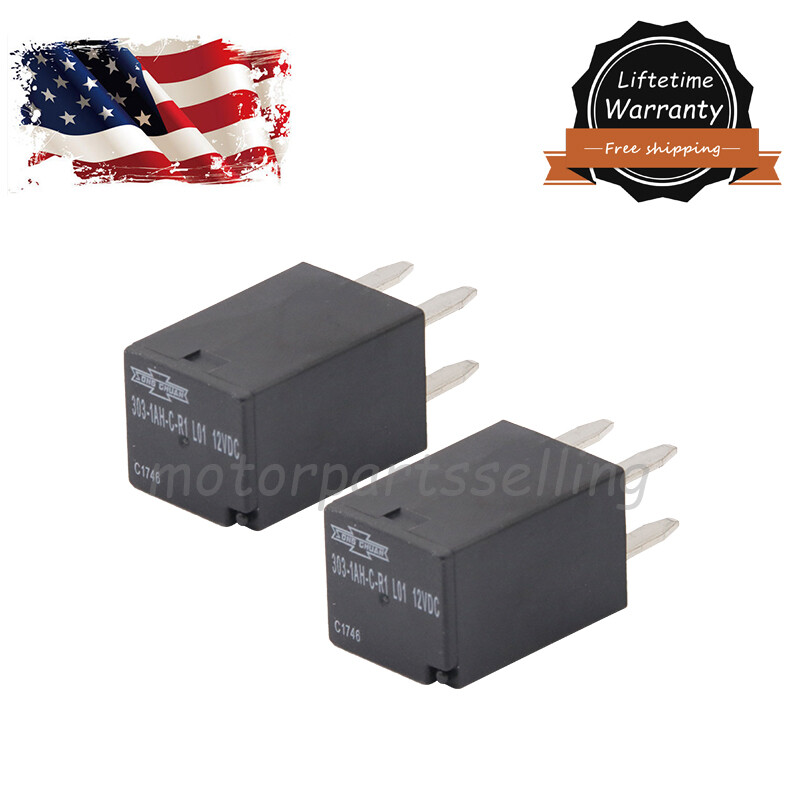 2x For Song Chuan General Purpose Relays SPNO 20A 12VDC 303-1AH-C-R1-U01-12VDC