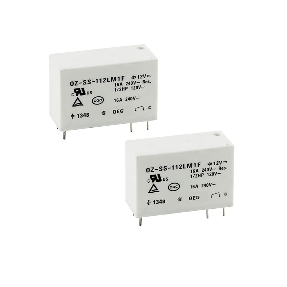 2Pcs OZ-SS-112LM1F Power Relay OZ-SS112LM1 6-Pin 16A 12VDC
