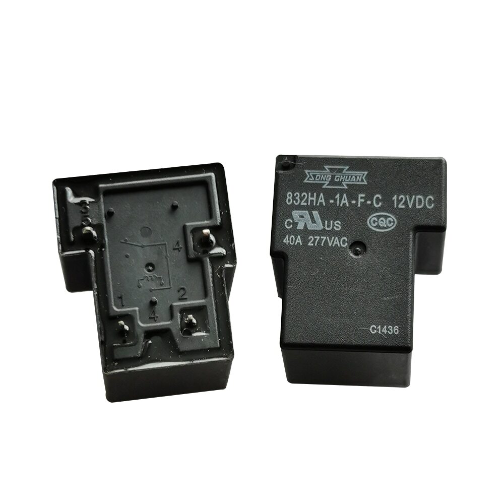 5 pieces 832HA-1A-F-C-12VDC 832HA-1C-F-S-12VDC 4 PINS 40A277VAC Power Relays