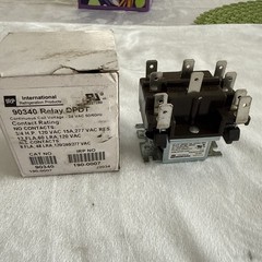 NEW White Rodgers 90-340 Switching Fan Relay, DPDT, 24V Fast Free Shipping!