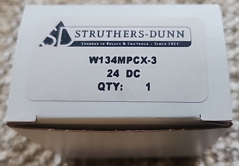 struthers dunn W134MPCX-3 SERIES RELAY SPDT 24V 1A PCB