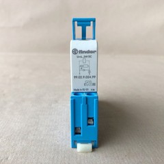 FINDER RELAY 40.52 24V DC SOCKET 95.55 INDICATION EMC SUPPRESSION 99.02.9.024.99