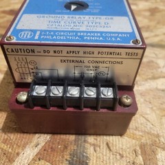 202C3261 ITE Ground Shield Ground Relay Type GR 120VAC Time Curve Type “D”