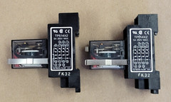 FUJI HH54P-CRL RELAY WITH BASE TP514X2, LOT OF 2