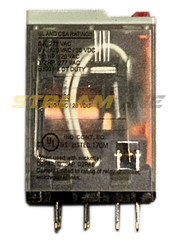 Eaton D2RF4B Ice Cube Relay, 6 Amp, 240 Vac Coil, 14-Blade Terminal, 4PDT