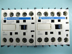 Mixed Lot (12) Schneider Telemecanique Control Relay w (4) Auxiliary Contact D9