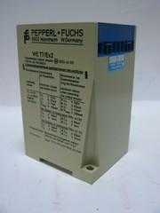 PEPPERL FUCHS WE77EX2 SWITCH AMPLIFIER RELAY.-USED- (C)