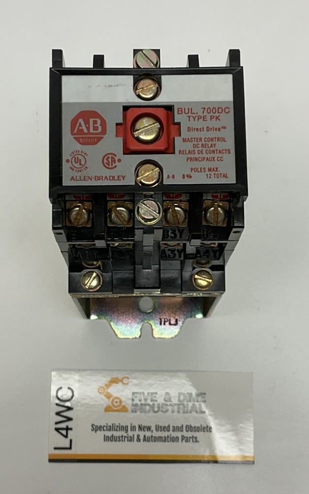 Allen Bradley 700DC-PK800Z24 Ser A Control Relay Contactor 24 VDC Coil