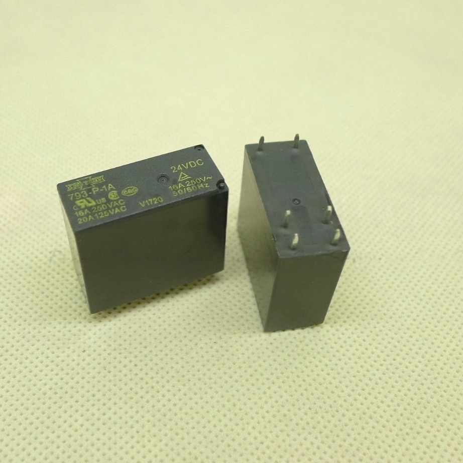 20PCS NEW 793-P-1A-24VDC 793-P-1A 24VDC PCB Relay 16A 24VDC 6-PINS
