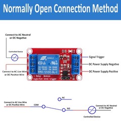 24V Relay Module 4pcs Opto Isolated DC Relay Board 10A for MCU Raspberry CNC