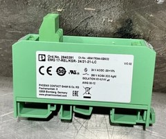 Phoenix Contact Relay Module, 2940391, EMG 17-REL/KSR-24/21-21-LC, (NOS)