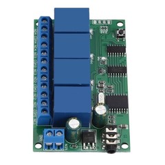 Convenient Operate 12V 4Channel DTMF Signal Decoders Relays Module AD22B04
