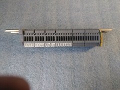 Entrelec M4/6 Gray Grey Wire Terminal M46 Lot of 30 WITH RAIL