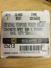Square D Class 8501 Type C016V20