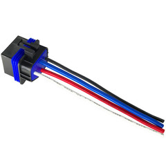 4-Pin 40/30AMP 12V DC Waterproof Relay with Heavy Duty Wires, SPST Automotive Re