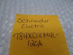 SCHNEIDER ELECTRIC 784XDXM4L-120A RELAY 120V NSNP