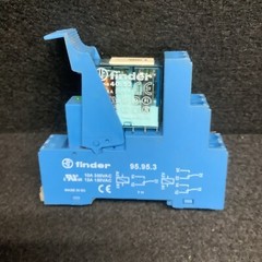 Lot Of 9- Finder 95.95.3 Socket 10A 300V 40.52S / Diode Module 24V Coil (ST1237)