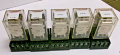 USED-5)GECR420KPM0224,10Amp240VAC28VDC8pin Relay(Lot of 5)(17-20-22-23-102=CR)