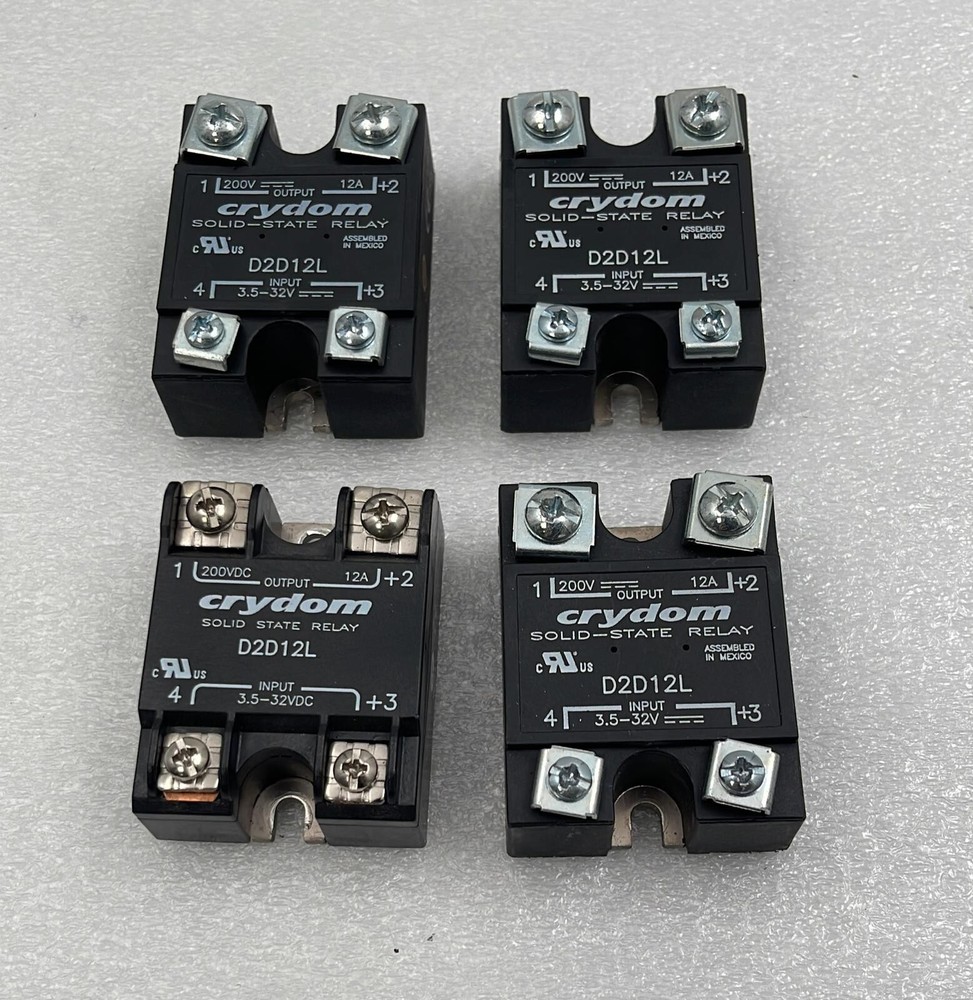 [LOT 4 PCS] Crydom D2D12L Solid State Relay