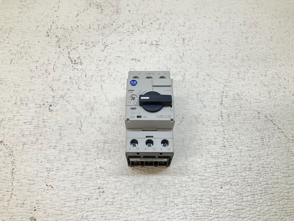 Allen Bradley 140M-C2E-B25 1.6-2.5 Amp Motor Circuit Protector Ser. B 140M (TSC)