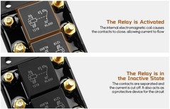 Forward & Reverse Relay Module for Lift Tarp Winch Hoist Hatches Snow Plow Crane
