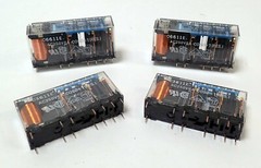 LOT OF 4 OMRON G7SA-5A1B SLIM SAFETY RELAY 24 Vdc 6 POLE SPST-NC STANDARD TYPE