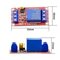 8-Pack 5V Relay Module – 1 Channel Optocoupler Board, High/Low Level Trigger for