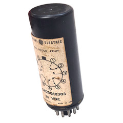 GE REED SWITCH RELAY CR120G10303 24VDC 8-PIN 4VDC-COIL
