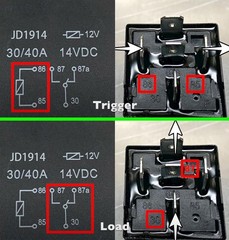 10 Pack 30/40 AMP 12V Relay Switch（SPDT）,Waterproof 5-Pin Switch,for…