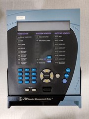GE SR750 Feeder Management Relay 750-P1-G1-S1-HI-A20-R-E-H w/ Case