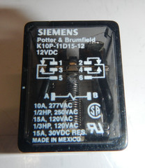 7 Pieces K10P-11D15-12 Relays Siemens/Potter & Brumfeld / Omron LY2