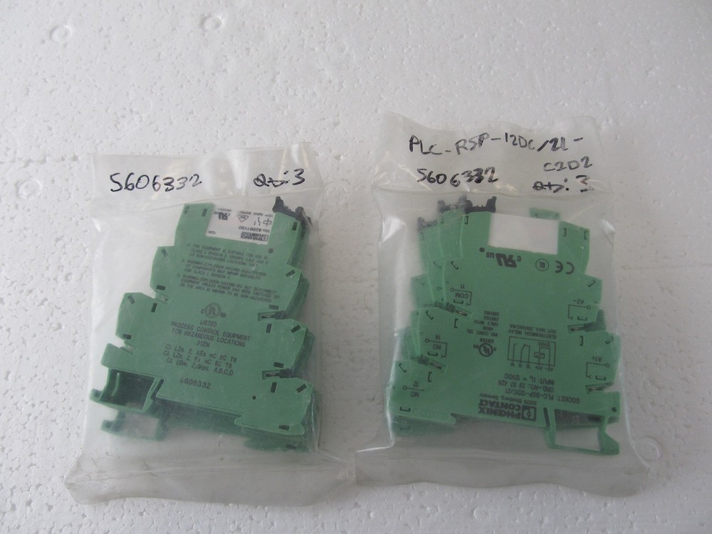 QTY=6 Phoenix Contact Relay 5606332 New