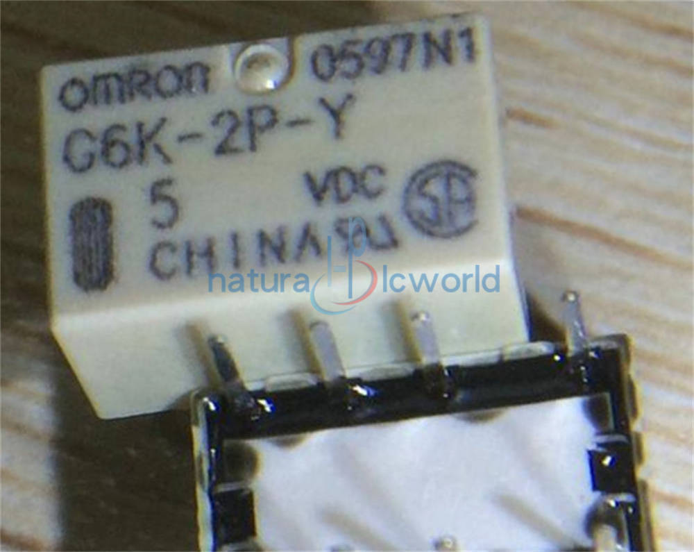 5PCS Omron 8Pins G6K-2P-Y 5VDC Relay NEW