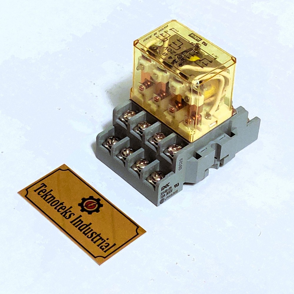 IDEC RH4B-U AC120V RELAY / SH4B-05 CONNECTOR BASE / SOCKET