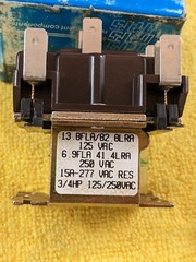 MARS 90342 SWITCHING RELAY 208/240VAC COIL- LOT OF 2 NEW