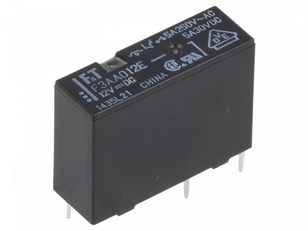 Fujitsu FTR F3AA012E 12VDC General Purpose Relays SPST-NO 12 VDC 5A