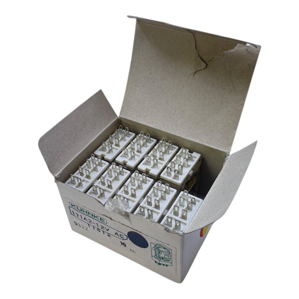 Kuhnke Relay 12V 111A2-12V AC Pack Of 9 Relays From Kuhnke For Industry