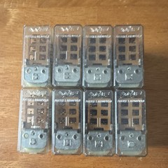 Potter & Brumfield General Purpose Relay Plastic Metal Transparent Case Lot of 8