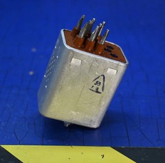 Electromagnetic relay REN29, 27V DC, 0.005-5A, 12-1000V, 8 pins, 2NO+2NC