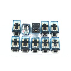 10Pcs 220V AC Coil Power Relay MY2N-J HH52P 8PIN 5A