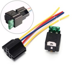 Waterproof prewired 4pin car relay harness holders 40A/12V with relay_U_z8