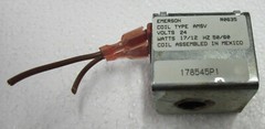 Emerson Coil (Carrier 537) Type AMSV Volts 24 P# 17854P1 50/60hz Used Cut Out