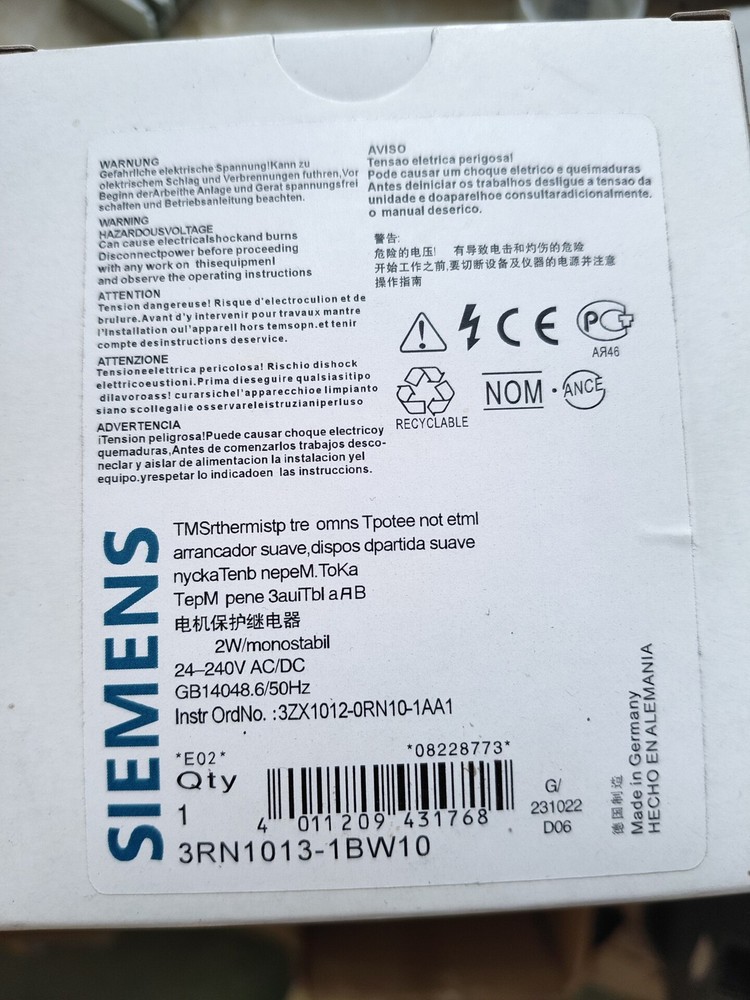 1PC NEW SIEMENS 3RN1013-1BW10 Control Module 1 Year Warranty