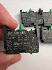 10 PCS Normally Open Contact Block 690V 10A For Allen-Bradley 800F-X10 Series A