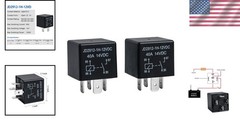 High-Performance 2 Pack 4 Pin 12V 40A Car Relay – Durable and Versatile Switches
